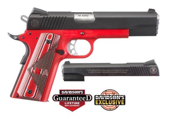Ruger Sr1911 Nra Special Edition 45 Acp 5&Quot; Barrel Black Nitride Slide With Nra Logo 7Rd &Amp; 8Rd Mag 736676067466 33624.1575504039
