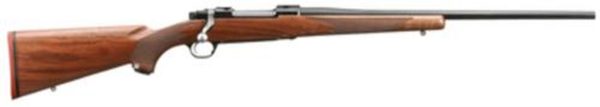 Ruger M77 Hawkeye Standard .223 Remington 22 Inch Satin Blue Finish Barrel American Walnut Stock No Sights 5 Rounds 736676371174 80168.1575688720