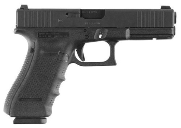 Glock 17 G4 9Mm, Front Glock Night Sight, Serrated Slide, Extended Controls,10Rd 764503030154 24604.1575702700