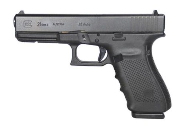 Glock G21 Gen4 .45 Auto 4.6 Inch Barrel Black Fixed Sights 10 Round Mag 764503102011 91243.1578438146