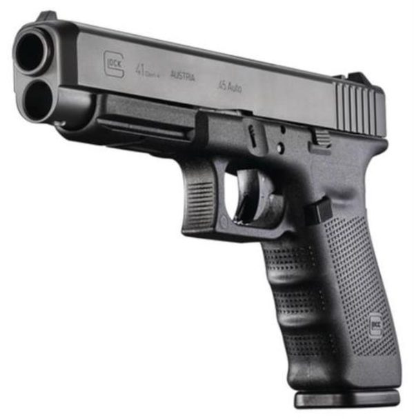 Glock G41 Gen4 45 Acp 5.31&Quot; Barrel, Fixed Sights Poly Grip/Frame Black, 10Rd 764503910722 20020.1575691574