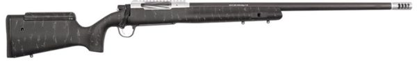 Christensen E.l.r. 300 Rem Ultra Mag, 26&Quot; Ss Carbon Fiber Wrapped Barrel, Black/Grey Webbing, 3Rd 810651024634 18810.1544136182