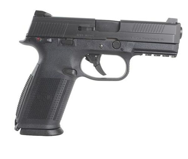 Fn Fns40 Manual Safety Fixed 3 Dot Ns 40S&Amp;W 4&Quot; Barrel, 3 Mags Poly Grips Black, 10Rd 845737001995 95315.1575692105