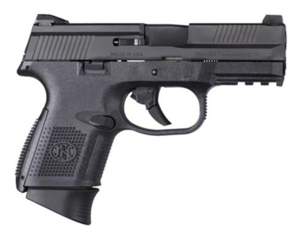 Fn Fns-9C Compact 9Mm 3.6&Quot; Barrel Black Slide Fixed 3-Dot Sights No Manual Safety 17Rd 845737004323 52412.1575501340