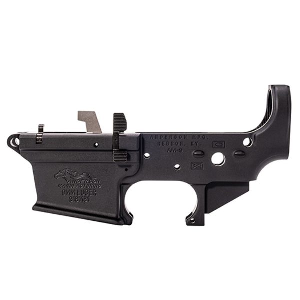Anderson Am-9 Partial Lower 9Mm, Includes Bolt Catch &Amp; Mag Release, Black Bhcam B2M400A000 03651.1614627981