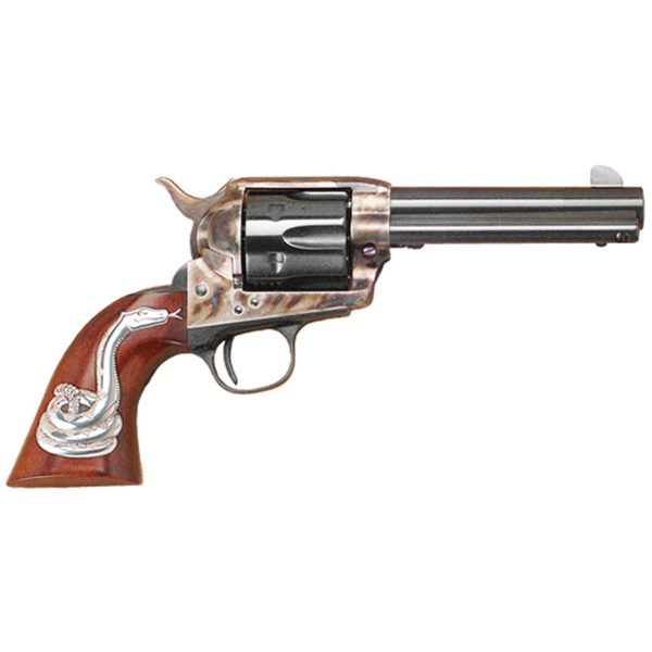 Cimarron Man With No Name 45 Colt, 4 3/4&Quot; Barrel, Color Case-Hardened, Snake Right Side Bhccim Mp410Ssi01 01056.1599759334