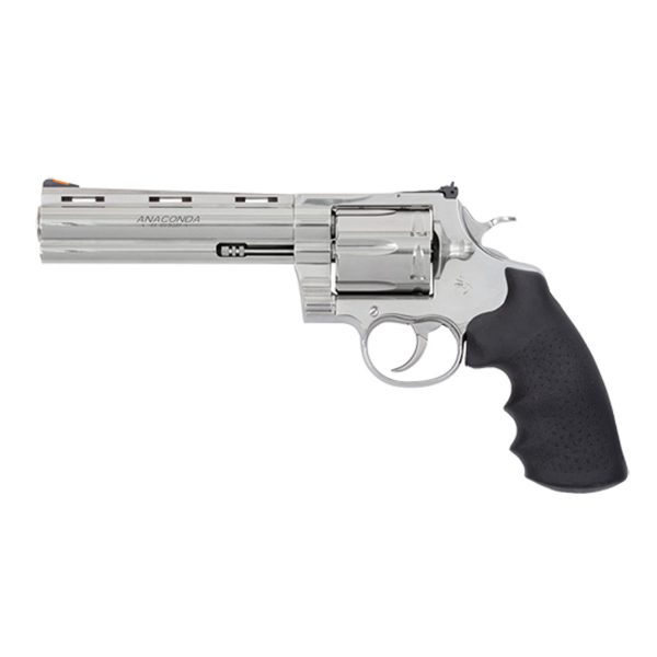 Colt Anaconda .44 Magnum, 6&Quot; Barrel, Hogue Grip, Stainless Steel, 6Rd Bhcclt Anacondasp6Rts 50784.1617738734