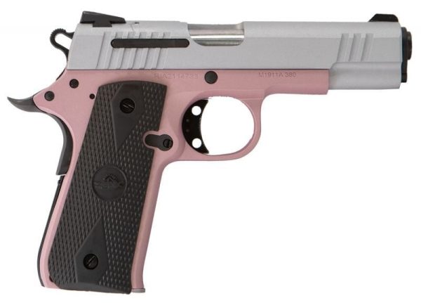Citadel Firearms 1911-A1 Baby Pink / Stainless .380 Acp 3.75&Quot; Barrel 7-Rounds Citadel Firearms 1911 A1 Baby Cit380Rose 682146282429
