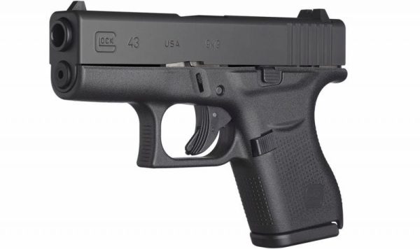 Glock 43 Black 9Mm 3.39-Inch 6Rds Usa Made Glock 43 Subcompact Ui4350201 764503913358 1