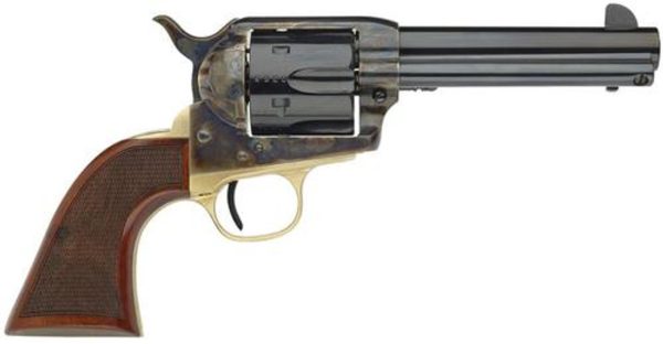 Taylors 1873 Ranch Hand 45 Colt 4.75&Quot; 6 Checkered Walnut Blued Ig 92504 64071.1575696116