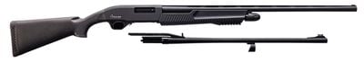 Legacy Sports Pointer Slug Combo Pump Shotgun Black 20 Ga 28 Inch 3 Rd With 24 Inch Slug Barrel Legacy Pointer Slug Combo 20 Ga 28 Inch 24 Inch 3 Rd Kps03125 682146209037 1