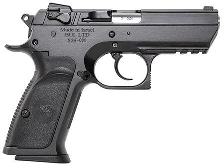 Magnum Research Baby Eagle Iii Black Steel 9Mm 3.9-Inch 10Rd Semi-Compact Magnum Research Baby Eagle Iii Be99003Rs 761226087786
