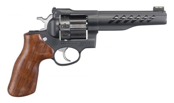 Ruger Super Gp100 Competition Revolver Black / Hardwood .357 Mag / .38 Spl 5.5-Inch 8Rds Ruger Super Gp100 Competition Revolver 5065 736676050659