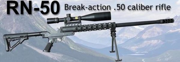 Serbu Rn-50 Single Shot 50 Bmg Rifle 29.5&Quot; Barrel, No Butt Stock (Uses Ar-15 Stock) Ser Rn50 71662.1575695795