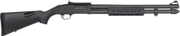 Mossberg 590A1, Xs Security 12 Ga, 3&Quot; Chamber, 20&Quot; Heavy Wall Barrel, Parkerized Black, Synthetic Stock With +4 Shell Holder And M-Lok Forend, 9Rd, Xs Ghost Ring/Ar Style Sights Ssi120444 16254.1606523157