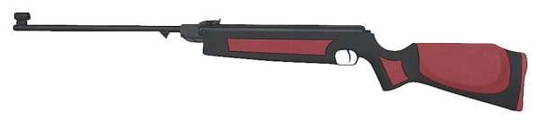 Cz Slavia 634 Lux Air Rifle Break Open .177 Pellet Red/Black Stk Black Ssi88455 58303.1622145604