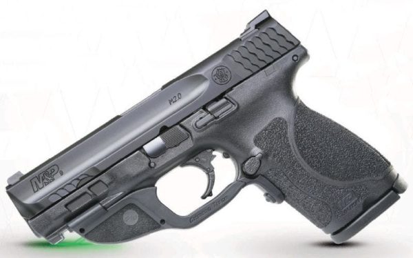Smith And Wesson M&Amp;P9 M2.0 Compact 9Mm 4&Quot; Barrel 15-Rounds Crimson Trace Green Laserguard Smith And Wesson M P9 M2.0 Compact 12413 022188876222 1