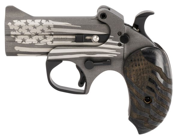 Bond Arms Old Glory 45 Colt/410 Ga, 3.50&Quot;, American Flag Stainless Steel Cerakote, 2Rd Bondarms Bondarmsoldglory Baog 16548.1612212308