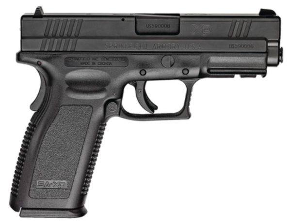 Springfield Xd 9Mm, 4 Inch, Black, Full Package, Trijicon Night Sights, 16Rd Mags