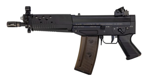 Swiss Arms Sig 553 Pistol 223/5.56, Unfired, Diopter Sights, Black, 30Rd Sig P553 3 74122.1581977019