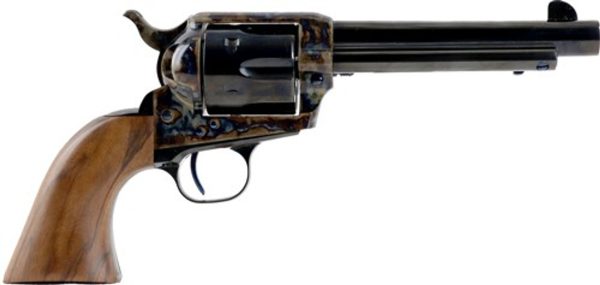 Standard Mfg Single Action Revolver 45 Colt 4.75&Quot; Barrel, Blue/Case Hardened, Walnut 2 Pc Grip Standardmfg Coltsaa Sar4Cc2 00877.1587228035