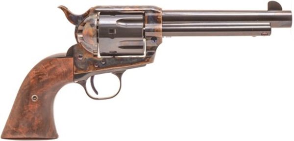 Standard Mfg Single Action Revolver 45 Colt 5.5&Quot; Barrel, Blue/Case Hardened, Walnut 2 Pc Grip Standardmfg Coltsaa Sar5Cc2 94513.1589556482