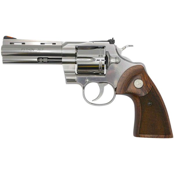 Colt Python 357 Magnum 4.25In Stainless Revolver - 6 Rounds Colt Python 357 Magnum 425In Stainless Revolver 6 Rounds 1620947 2