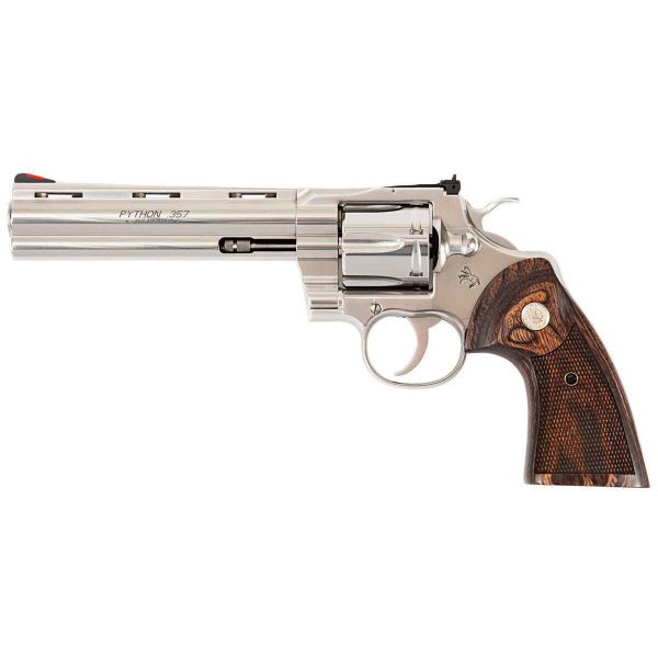 Colt Python 357 Magnum 6In Stainless Revolver - 6 Rounds Colt Python 357 Magnum 6In Stainless Revolver 6 Rounds 1620948 2