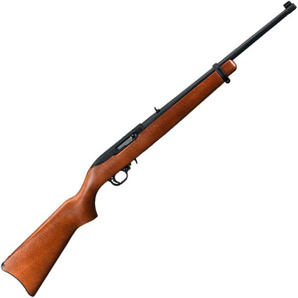 Ruger 10/22 Carbine Satin Black/Hardwood Semi Automatic Rifle - 22 Long Rifle - 18.5In Ruger 1022 Carbine Semi Auto Rifle 301829 1