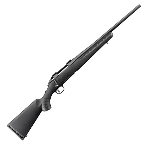 Ruger American Compact Black Bolt Action Rifle - 7Mm-08 Remington Ruger American Compact Black Bolt Action Rifle 7Mm 08 Remington 18In 1317546 1