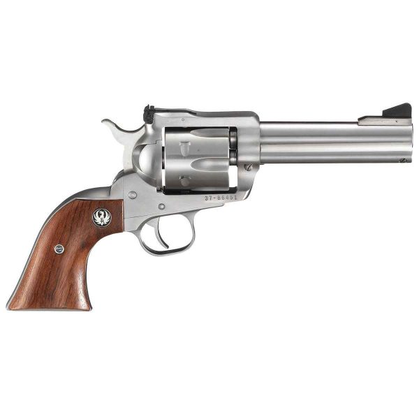 Ruger Blackhawk 357 Magnum 4.62In Stainless Revolver - 6 Rounds Ruger New Model Blackhawk 357 Magnum 462In Stainless Revolver 6 Rounds 301777 1